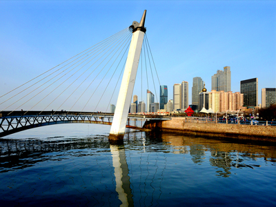 Landscape Bridge of Qingdao Olympic Sailing Center